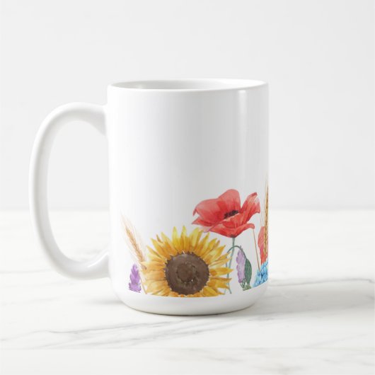 Wilde Blume, mischen und passen Kaffeetasse (Links)