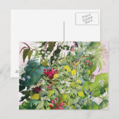 Wilde Blume mit Comfrey und Campion Postkarte (Vorne/Hinten)