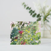 Wilde Blume mit Comfrey und Campion Postkarte (Stehend Vorderseite)