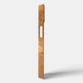 Wilde Blume mit Orange Glow Case-Mate iPhone Hülle (Rückseite / Rechts)