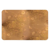 Wilde Blume mit Orange Glow Magnet (Horizontal)