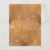Wilde Blume mit Orange Glow Postkarte (Vorderseite)