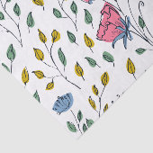 Wilde Blume Muster-farbig Wild Blume-floral Seidenpapier (Ausschnitt)