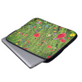 Wilde Blume Neoprenschläfer 15" Laptopschutzhülle (Vorne Knopf)