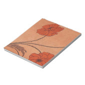Wilde Blume Notizblock (Rotiert)
