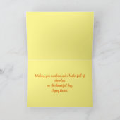 Wilde Blume Pfeffer und Molsen Ostern Karte (Innenseite)