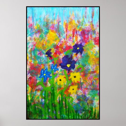 Wilde Blume Poster (Vorne)