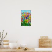 Wilde Blume Poster (Küche)