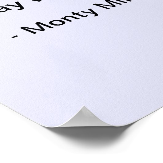 Wilde Blume - Poster (Ecke)