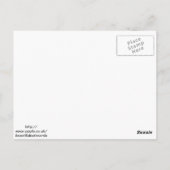 Wilde Blume Postkarte (Rückseite)