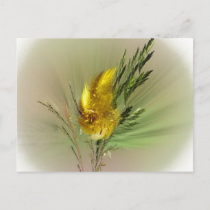Wilde Blume Postkarte