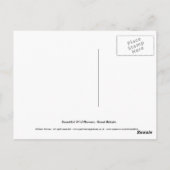 Wilde Blume Postkarte (Rückseite)