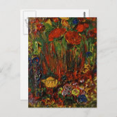 Wilde Blume Postkarte (Vorne/Hinten)