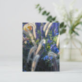 Wilde Blume Postkarte (Stehend Vorderseite)