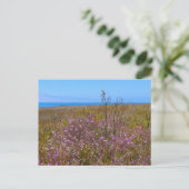 Wilde Blume Postkarte (Stehend Vorderseite)
