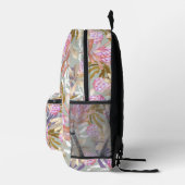 Wilde Blume Protea Gray Bedruckter Rucksack (Rechts)