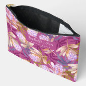 Wilde Blume Protea Magenta Zubehörtasche (Offen)