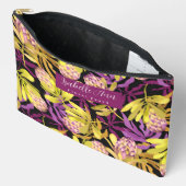 Wilde Blume Protea Magenta Zubehörtasche (Offen)