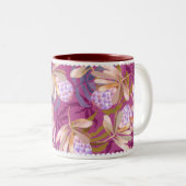 Wilde Blume Protea Magenta Zweifarbige Tasse (VorderseiteRechts)