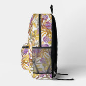 Wilde Blume Protea White Bedruckter Rucksack (Rechts)