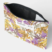 Wilde Blume Protea White Zubehörtasche (Offen)