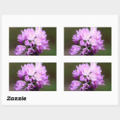 Wilde Blume Rechteckiger Aufkleber (Blatt)