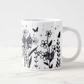 Wilde Blume Riesenkaffee Tasse (Rechts)