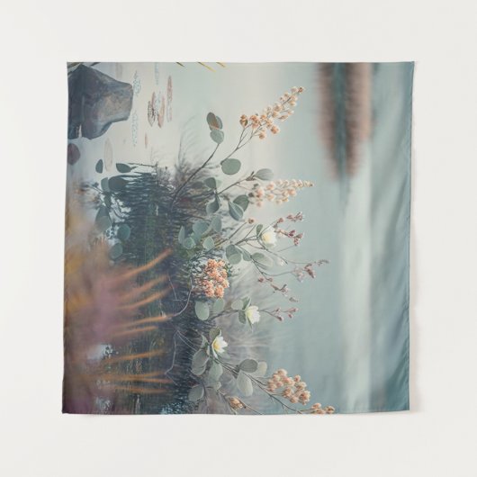 Wilde Blume Ruhe Stille Friedliche Jahreszeit Wandteppich (Vorderseite (Horizontal))