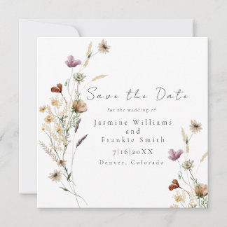 Wilde Blume Save the Date