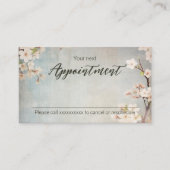 Wilde Blume schabby Vintag Terminkarte (Vorderseite)