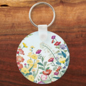 Wilde Blume Schlüsselanhänger (Vorderseite)