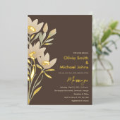 Wilde Blume Schokolade und Sahne Einladung zur Hoc (Stehend vorne)