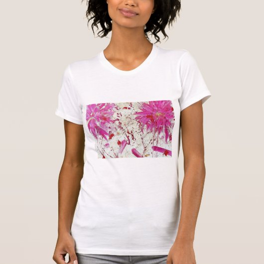 Wilde Blume T - Shirt (Vorderseite)