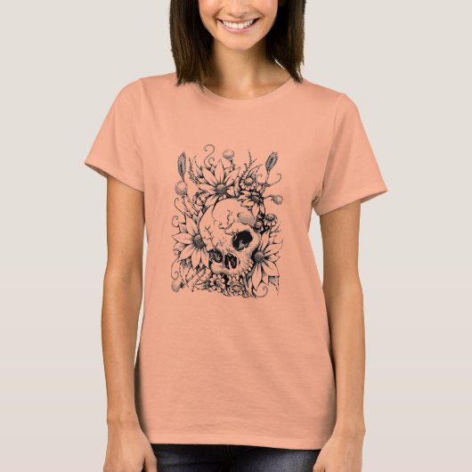 Wilde Blume T-Shirt (Vorderseite)