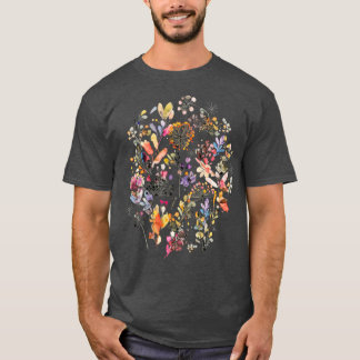 Wilde Blume und Pflanze Aquarell Wilder Naturbot T-Shirt
