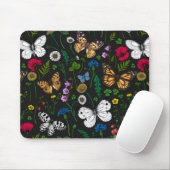 Wilde Blume und Schmetterlinge 2 Mousepad (Mit Mouse)