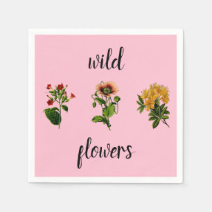 Wilde Blume Vintag Botany Serviette