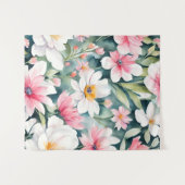 Wilde Blume Wandteppich (Vorderseite (Horizontal))