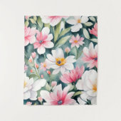 Wilde Blume Wandteppich (Vorderseite)