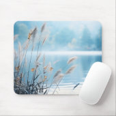 Wilde Blume Wasser Natursee Mousepad (Mit Mouse)
