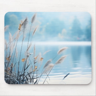 Wilde Blume Wasser Natursee Mousepad