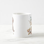 Wilde Blume Wasserfarbe erste R Kaffeetasse (Mittel)