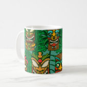 Wilde Blume Wasserfarbe: farblos nahtlos Kaffeetasse (Vorderseite Links)