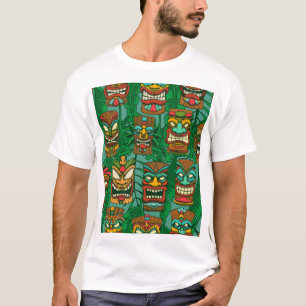 Wilde Blume Wasserfarbe: farblos nahtlos T-Shirt