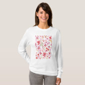 Wilde Blume Wasserfarbe T-Shirt (Vorne ganz)