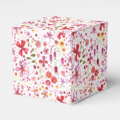 Wilde Blume Watercolor Hochzeit Geschenkschachtel (Vorderseite)