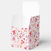 Wilde Blume Watercolor Hochzeit Geschenkschachtel (Geöffnet)