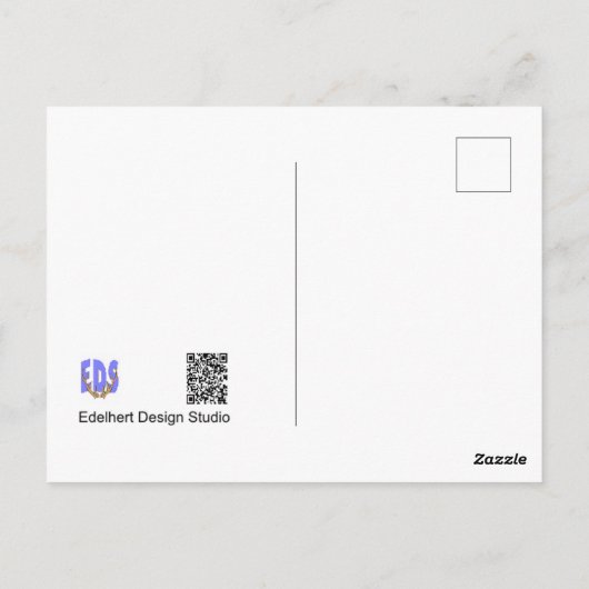 Wilde Blume: Weißes Gelb wird bald gut, Postkarte (Rückseite)