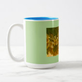 Wilde Blume Zweifarbige Tasse (Links)