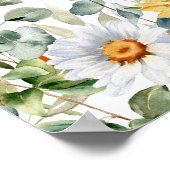 Wilde Blumen 50 Jahre alt Poster (Ecke)